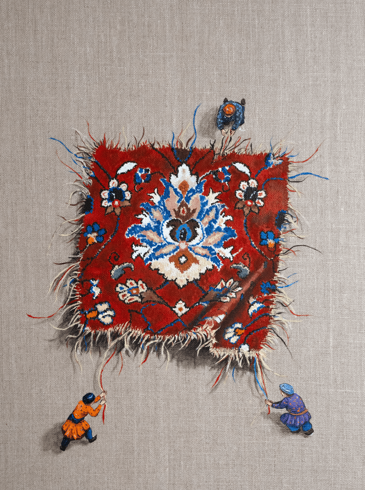 10,000 Threads Original Painting